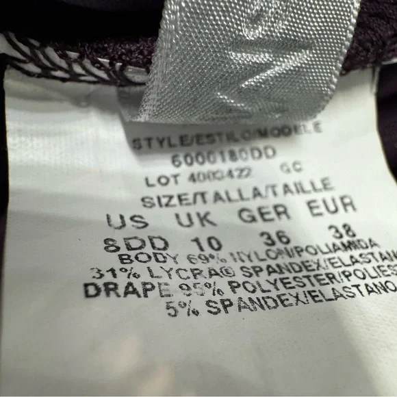 Magicsuit Purple Halter One-Piece Swimdress - Picture 15 of 15